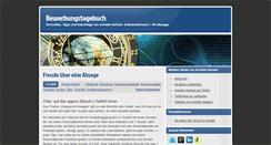 Desktop Screenshot of bewerbungstagebuch.annettegerlach.de
